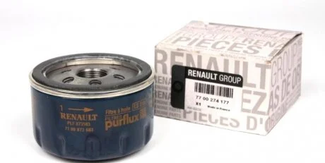 Фильтр масляный Logan / LANDA Lanosrgus / Sandero, Duster (UFI) RENAULT 7700274177