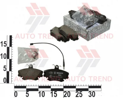 Колодки передние Renault Logan MCV Sandero Megane I RENAULT 7711130071