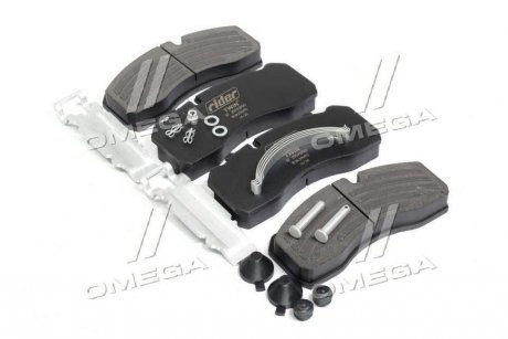 Колодка гальм. диск. EKO-BRAKE (компл. на вісь) BPW, IVECO, MAN 2000,TGM, MB ATEGO, SAF RIDER ST 29095PRO