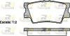 Гальмівні колодки дискові на TOYOTA Camry &quot;R &quot;06-&quot;11 ROADHOUSE 2123100 (фото 1)