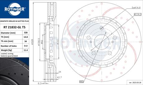 Фото автозапчастина ROTINGER RT 21832-GL/T5 Автозапчастина ROTINGER RT 21832-GL/T5