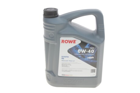 Олива моторна HIGHTEC SYNTH RS SAE 0W-40 (5 L) ROWE 20020-0050-99
