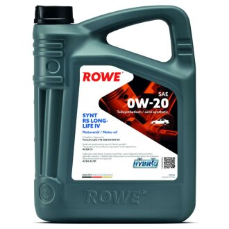 Олива моторна HIGHTEC SYNT RS LONGLIFE IV SAE 0W-20 (4L) ROWE 20036-0040-99