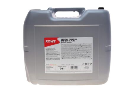 Олива моторна HIGHTEC TURBO HD SAE 15W-40 PLUS (20 L) Rowe 20041-0200-99