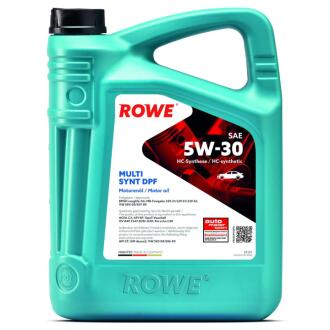 Олива моторна HIGHTEC SYNT RS D1 SAE 0W-20 (5 L) ROWE 20051-0050-99
