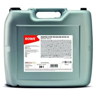 Олива моторна HIGHTEC SYNT RS SAE 5W-30 HC-C2 (20L) ROWE 20113-0200-99