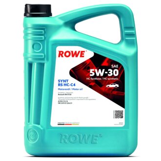 Олива моторна HIGHTEC SYNT RS SAE 5W-30 HC-C4 (4L) ROWE 20121-0040-99