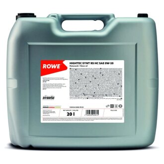 Олива моторна HIGHTEC SYNT RS HC SAE 0W-20 (20L) ROWE 20134-0200-99