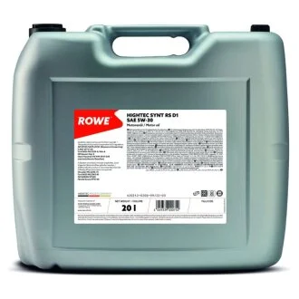 Олива моторна HIGHTEC SYNT RS D1 SAE 5W-30 (20L) ROWE 20212-0200-99