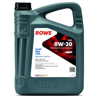 Олива моторна HIGHTEC SYNT RSB 12FE SAE 0W-30 (4L) ROWE 20305-0040-99