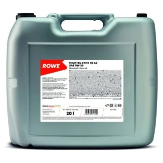 Олива моторна HIGHTEC SYNT RS 05 SAE 0W-20 (20L) ROWE 20379-0200-99