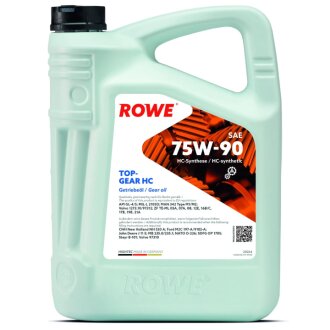 Олива трансмісійна HIGHTEC TOPGEAR SAE 75W-90 HC (5L) ROWE 25034-0050-99