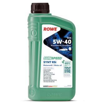 Олива моторна SUNSPEED SYNT RSi SAE 5W-40 (1 L) ROWE 4920068-0010-99