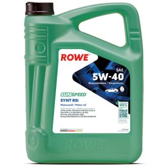 Олива моторна SUNSPEED SYNT RSi SAE 5W-40 (5 L) ROWE 4920068-0050-99