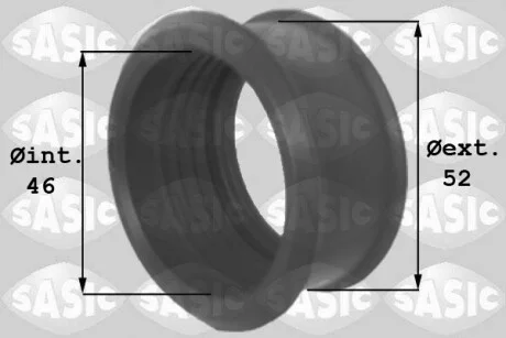 Патрубок системи вентиляції CITROEN PEUGEOT C2 C3/Picasso C4/Picasso C5 Xsara Picasso Berlingo Jumpy 1007 206 207 307 308 3008 407 5008 Expert Partner  Sasic SASIC 3330009