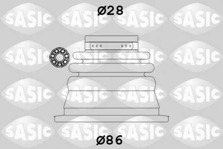 Пильник ШРКШ внутр Sasic SASIC 4003464