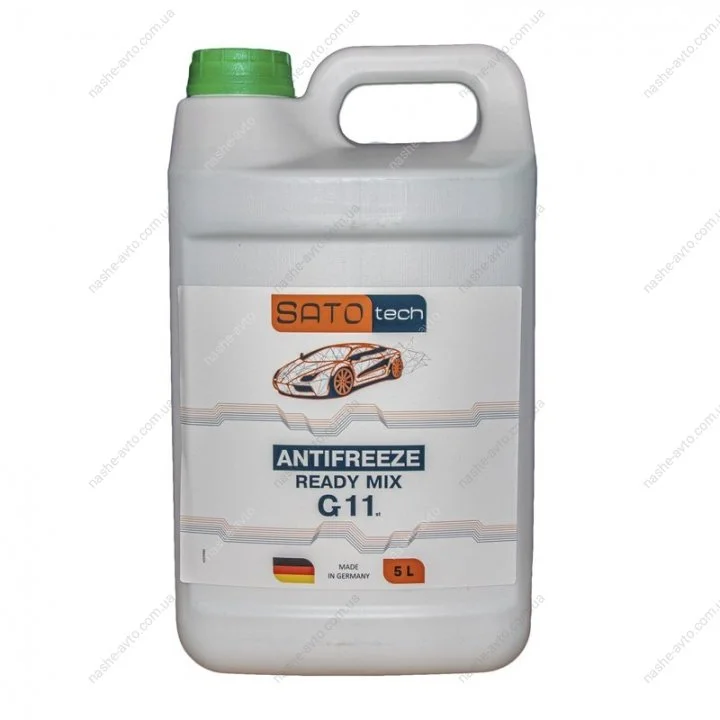 Антифриз зеленый готовый к использованию Ready Mix -35C 5л SATO tech G1105GRM (фото 1)