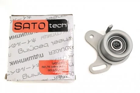 Ролик натяжной ремня ГРМ 1.4-1.6 Accent, Rio, Getz (SATO) SATO tech V101182