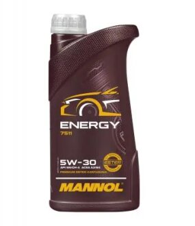 Масло ДВС 5W-30 Energy API SN/CH-4, ACEA A3/B4, RN0700/0710, 1л, синт. Mannol MN75111