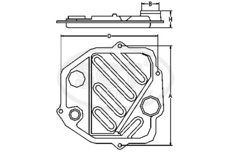 Фільтр АКПП з прокладкою AQ160, AQ250 VW Passat (13-), Jetta, Golf/Skoda Octavia (13-17) (SG 1724) SCT Mannol SG1724