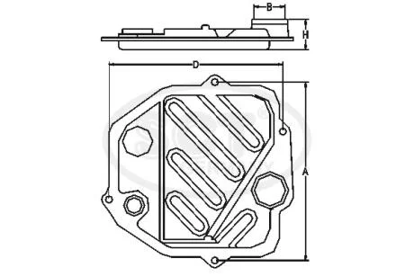 Фільтр АКПП з прокладкою AQ160, AQ250 VW Passat (13-), Jetta, Golf/Skoda Octavia (13-17) (SG 1724) SCT Mannol SG1724