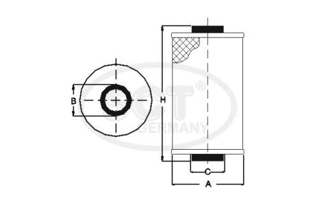 Фільтр масляний CITROEN Berlingo I (M49, M59) 1.6 HDi 75 (SH 4793 P) SCT Mannol SH4793P
