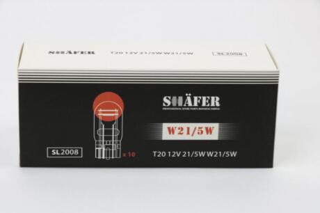 Лампа накалювання 12V 21/5W W21/5W SHAFER SL2008