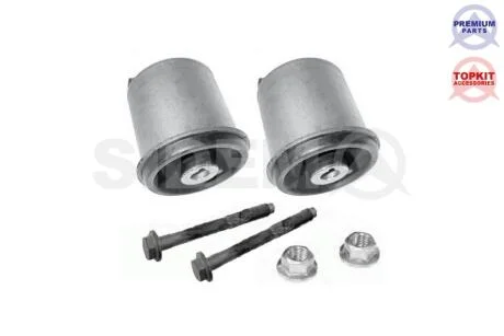 Сайлентблоки балки AUDI A3, SEAT IBIZA III, VW GOLF IV 96- зад. міст (Вир-во) SIDEM 863713 SET