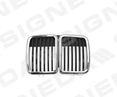 Решітка радіатора BMW 3 (E30), 11.82 - 94 Signeda PBM07003GC