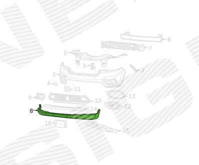 Автозапчастина Signeda PCR05033VA