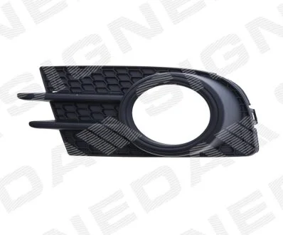 Решітка в бампер на VW Tiguan 2011-2016 Signeda PVG99206CAR