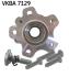 Маточина у зборі BMW 3 (G20, G80,G28), 5 (G30,F90), X3 (G01,G08) 16- зад. міст з ABS SKF VKBA 7129 (фото 3)