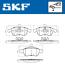 Колодки гальмівні дискові (комплект 4 шт) SKF VKBP 80015 (фото 4)
