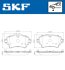 Колодки гальмівні дискові (комплект 4 шт) SKF VKBP 80153 (фото 2)