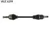 Вал приводний RENAULT FLUENCE (L3_)/ MEGANE III/ SCENIC III (вир-во) SKF VKJC 6199 (фото 1)