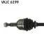 Вал приводний RENAULT FLUENCE (L3_)/ MEGANE III/ SCENIC III (вир-во) SKF VKJC 6199 (фото 2)