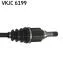 Вал приводний RENAULT FLUENCE (L3_)/ MEGANE III/ SCENIC III (вир-во) SKF VKJC 6199 (фото 3)