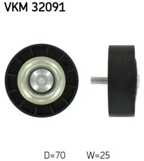 Ролик модуля натягувача ременя SKF VKM 32091