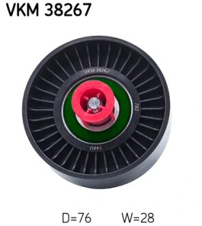 Ролик обвідний поліклінового ременя SKF VKM 38267