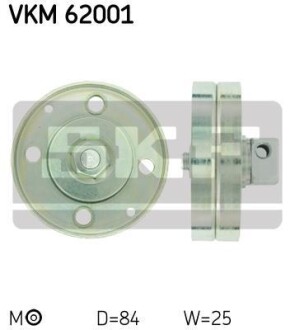 Ролик модуля натягувача ременя SKF VKM 62001