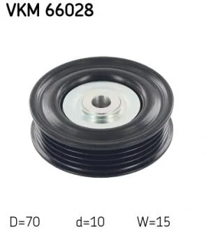 Ролик модуля натягувача ременя SKF VKM 66028