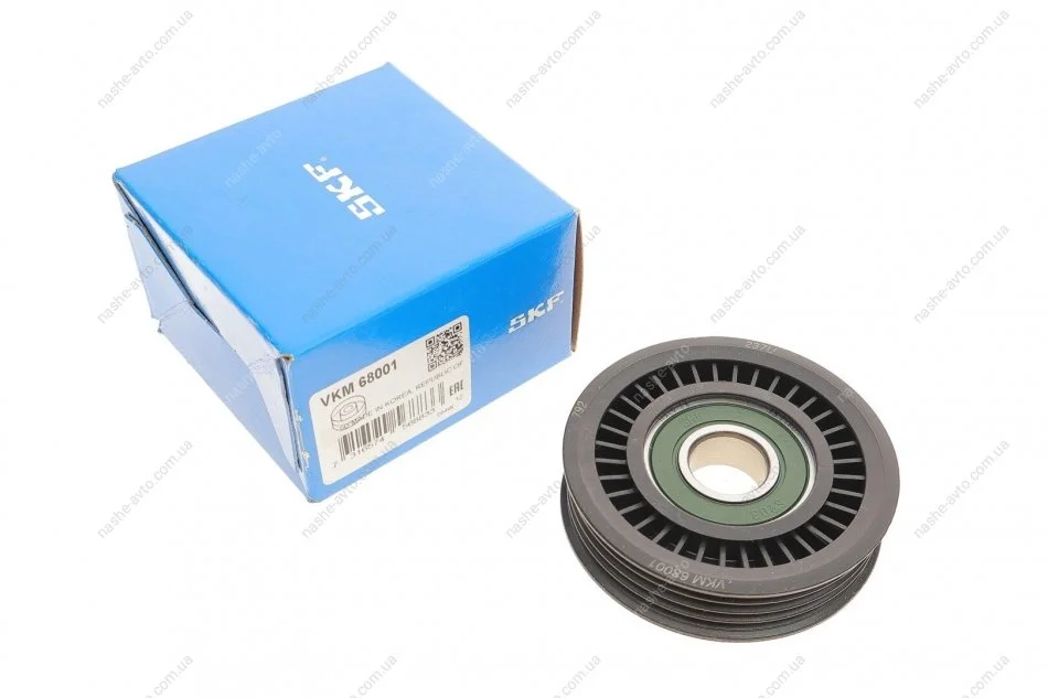 Ролик натягувача ременя (Вир-во) SKF VKM 68001 (фото 1)