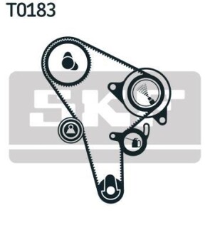 Роликовий модуль натягувача ременя (ролик, ремінь) SKF VKMA 01015