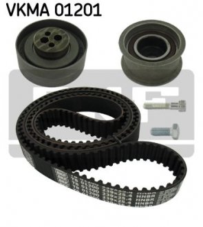 Ремень ГРМ, комплект (ролики + ремень) SKF VKMA01201 (фото 1)