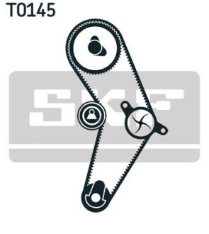 Роликовий модуль натягувача ременя (ролик, ремінь) SKF VKMA 02203