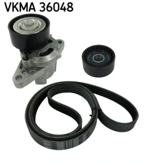 Роликовий модуль натягувача ременя (ролик, ремінь) SKF VKMA 36048 (фото 1)