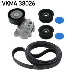 Комплект ременів поліклинових (Вир-во) SKF VKMA 38026