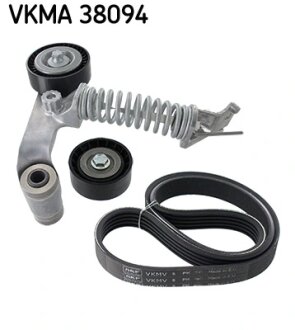 Комплект ременів поліклинових SKF VKMA 38094