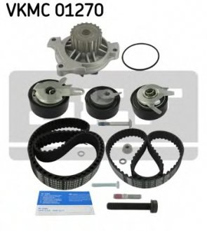 Комплект ременя ГРМ + помпа SKF VKMC 01270