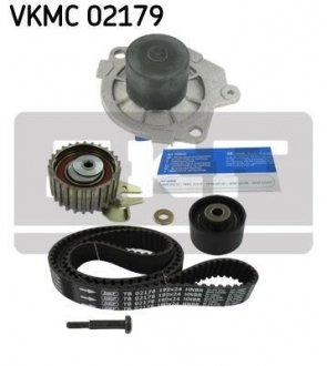 Комплект ременя ГРМ + помпа SKF VKMC 02179